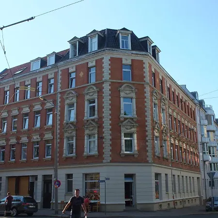 Ferienwohnung Flat in neo country style aus Gründerzeit bis 6 Person Leipzig Exterior foto